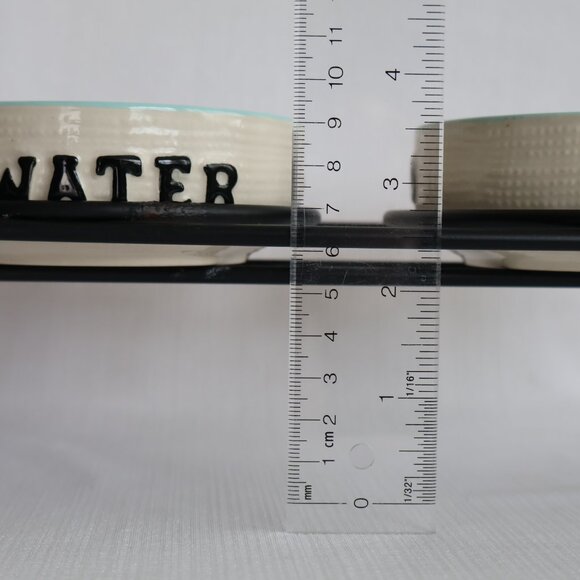 Small Pet Dishes, Water/Food Dish, Pet dishes in Stand, Elevated Dog/Cat Bowls - Picture 8 of 8